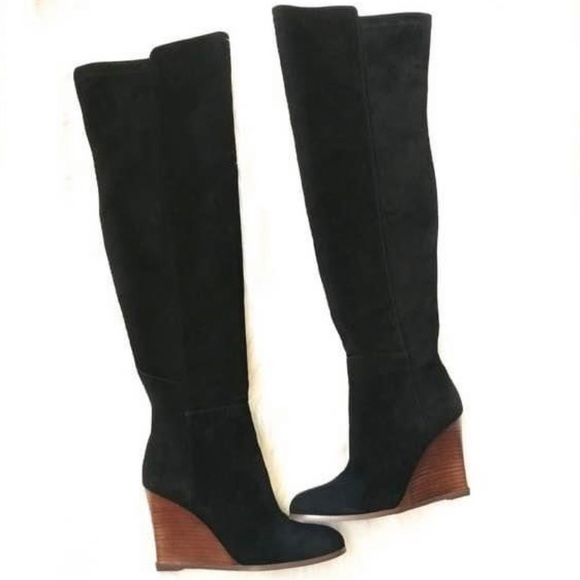 Vince Camuto Granta Black Suede Over the Knee Boots - SIZE 6.5 - Picture 8 of 8